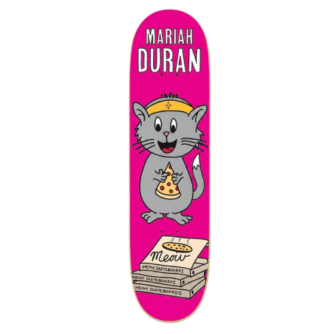 Дека для скейтборда Meow - Mariah Duran Whiskers Pink 8.0
