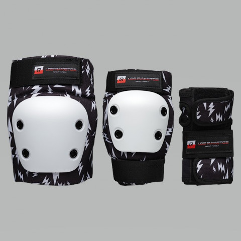 Детский комплект защиты Los Raketos LRC-003 White Black S